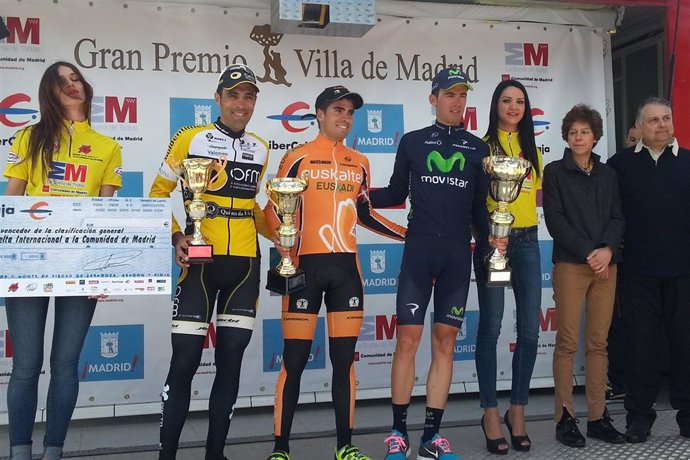 El ciclista Javier Moreno, del Movistar Team