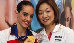 Ona Carbonell celebra su medalla de oro