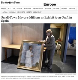 Artículo en The New York Times sobre corrupción en España