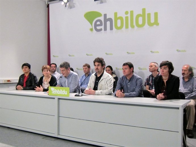 Rueda de prensa de EH Bildu.