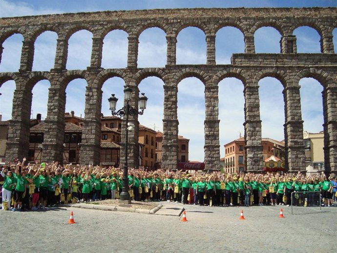 Las participantes en la IV Marcha de Mujeres.