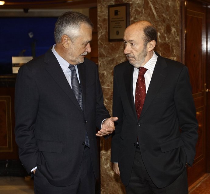 José Antonio Griñán Y Alfredo Pérez Rubalcaba