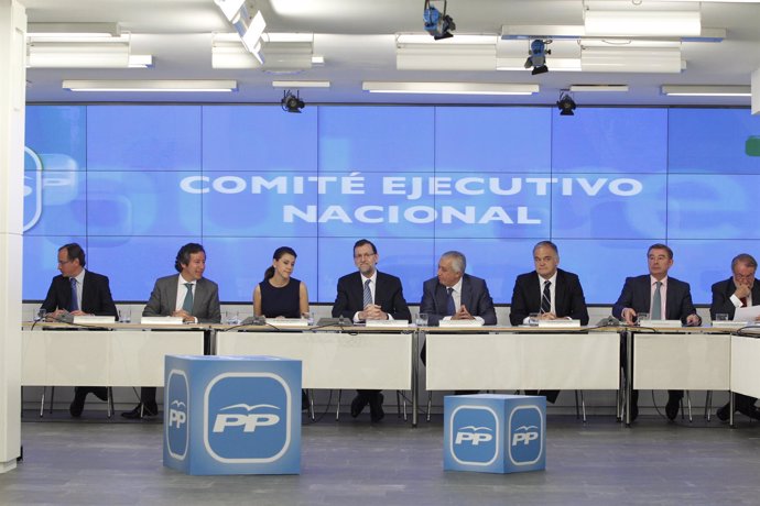 Rajoy, en la Comisión Ejecutiva del PP