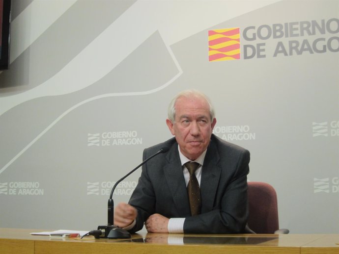 El consejero de Economía y Empleo del Gobierno de Aragón, Francisco Bono.