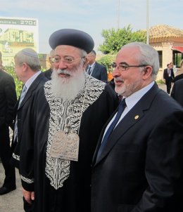 El Gran Rabino Sefardita de Israel y el presidente de la UCAM