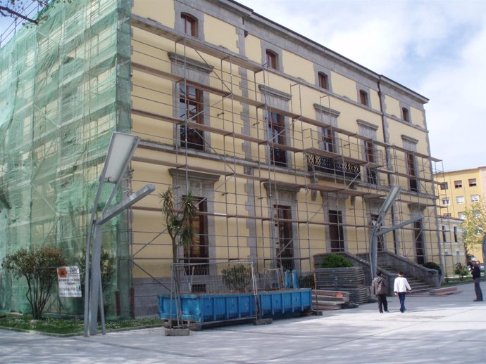 Obras de rehabilitación del Palacio de Manzanedo