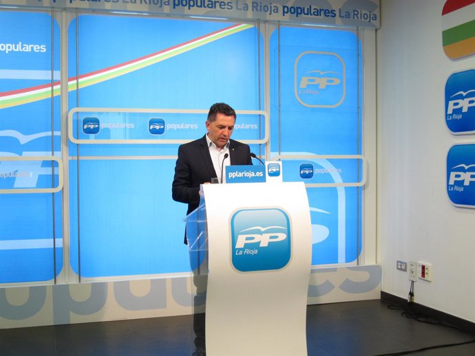 El secretario general del PP de La Rioja, Carlos Cuevas