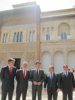 Antonio Ávila,  José Manuel Soria y Juan Ignacio Zoido