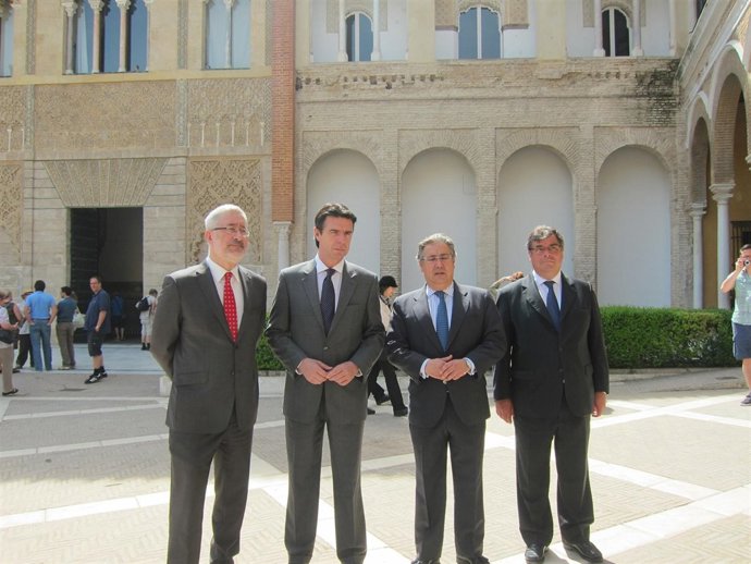 Antonio Ávila, José Manuel Soria, Juan Ignacio Zoido y Agustín Vidal-Aragón