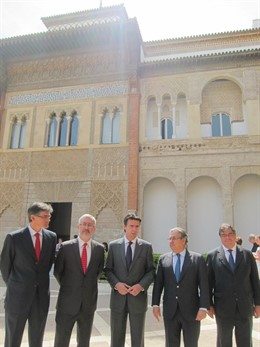 Antonio Ávila,  José Manuel Soria y Juan Ignacio Zoido