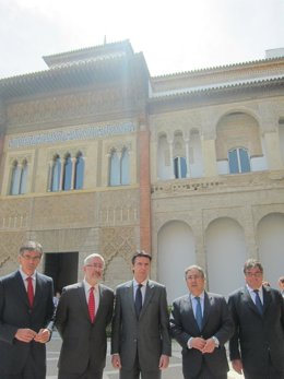 Antonio Avila, José Manuel Soria y Juan Ignacio Zoido