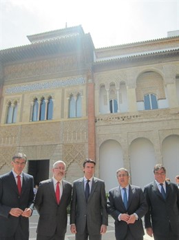 Antonio Avila, José Manuel Soria y Juan Ignacio Zoido