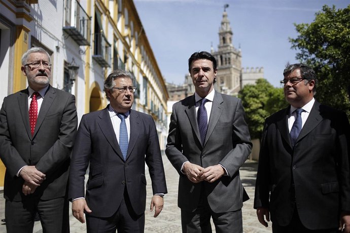 Antonio Ávila, Juan Ignacio Zoido, José Manuel Soria y Agustin Vidal-Aragón