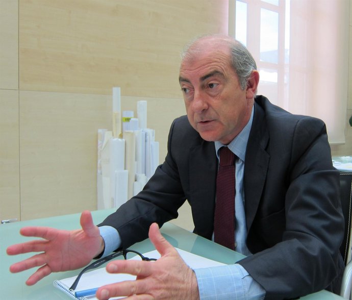 Alfonso Novo en un momento de la entrevista con Europa Press