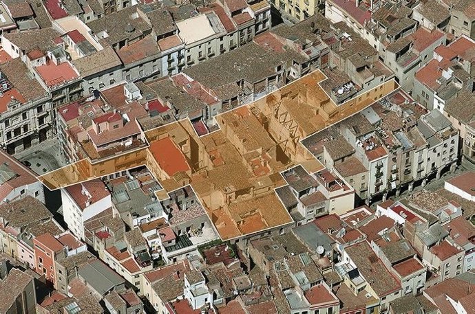 Núcleo antiguo de Valls donde se ubicará el Museu Casteller
