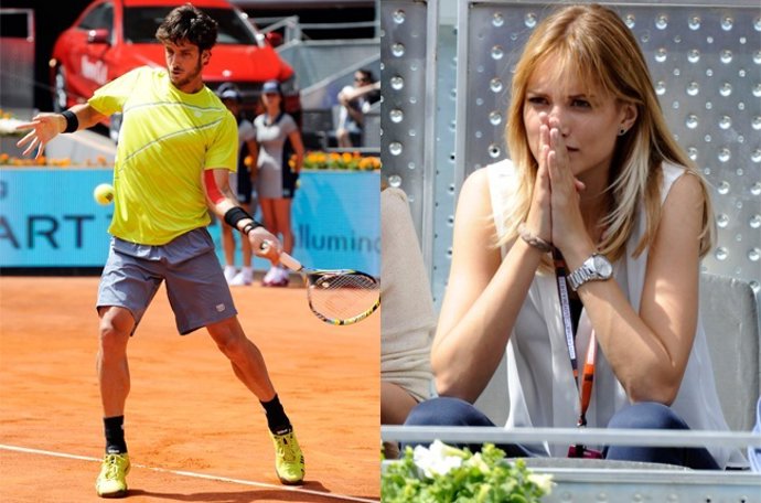 Feliciano López y su novia Alba Carrillo