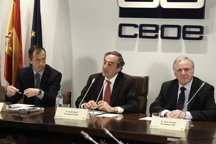 Presidente de la CEOE, Juan Rosell