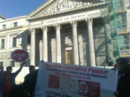 Protesta contra los desahucios