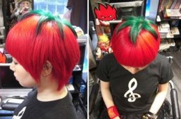 Peinado tomate maduro