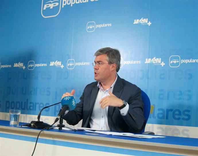 El presidente del PP de Jaén, José Enrique Fernández de Moya.