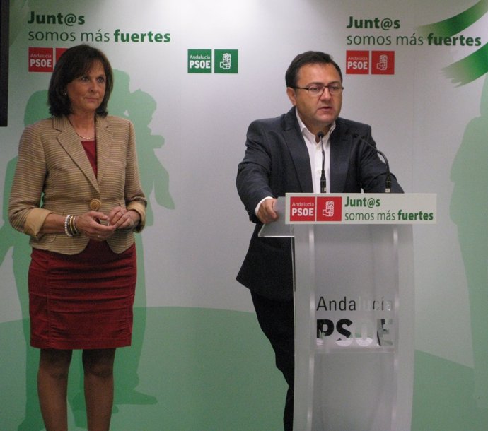 Remedios Martel y Miguel Ángel Heredia PSOE