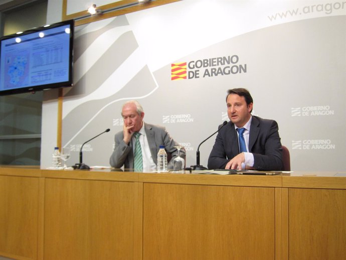 Bono y García han presentado este martes los 'datos básicos de Aragón'