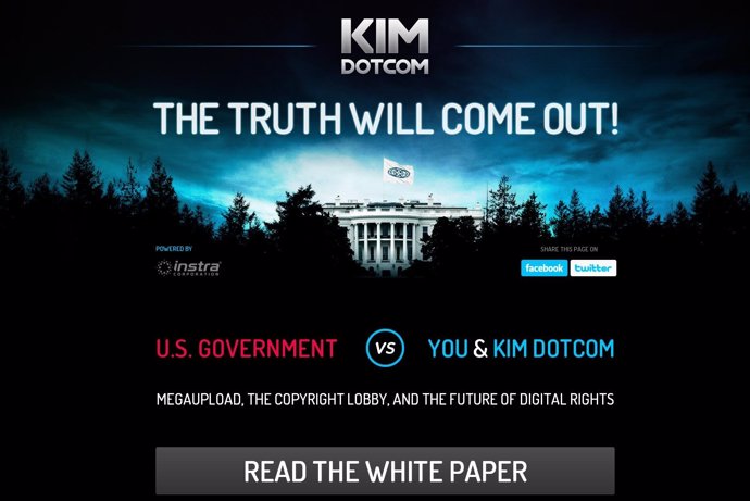 Kim Dotcom publica el libro blanco The Truth will come out
