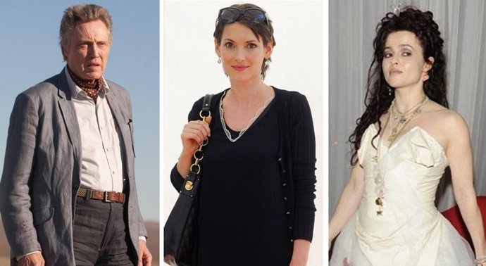 Montaje de Christopher Walken, Winona Ryder y Helena Bonham Carter