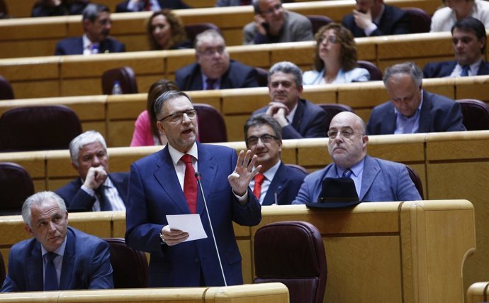 Marcelino Iglesias en el Pleno del Senado