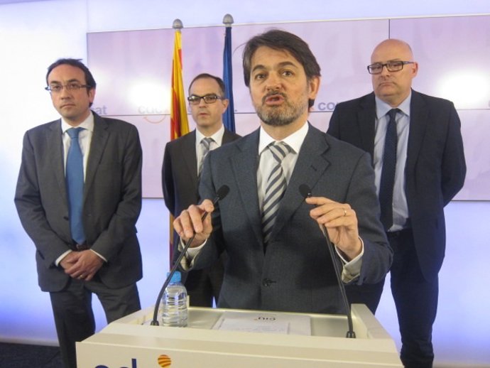 Josep Rull, Jordi Turull, Oriol Pujol i Lluís Corominas (CDC)