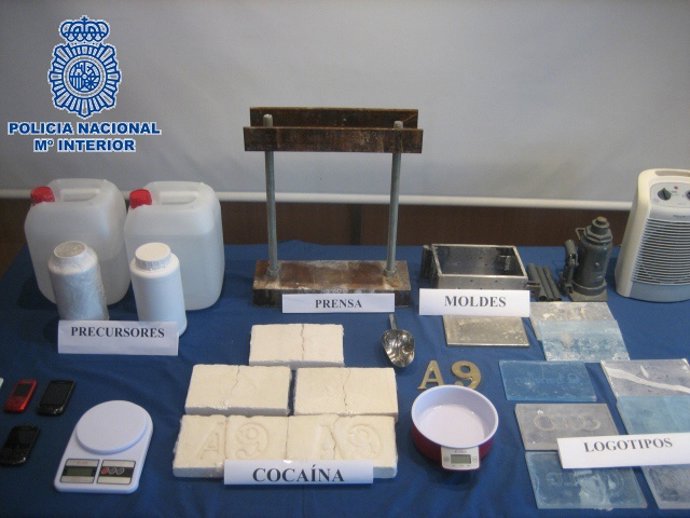 Objetos intervenidos en la vivienda de Bétera