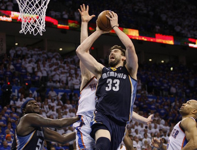 Marc Gasol, Grizzlies-Thunder