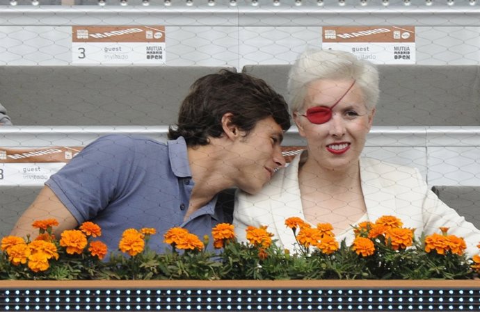 070513. Madrid (Madrid). Espa-A. ESPINFANTA ELENA EN EL PARTIDO DE FEDERER EN EL