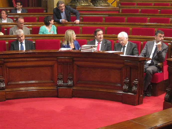 Consellers G.Gordó, N.Munté, J.M.Pelegrí, F.Mascarell, S.Vila