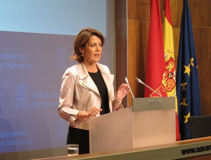 La presidenta del Gobierno de Navarra, Yolanda Barcina.