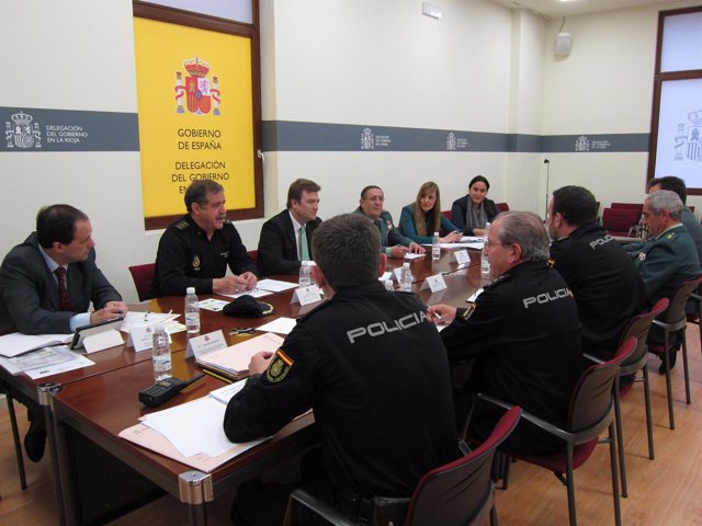 Imagen de la reunión de la Junta de Seguridad