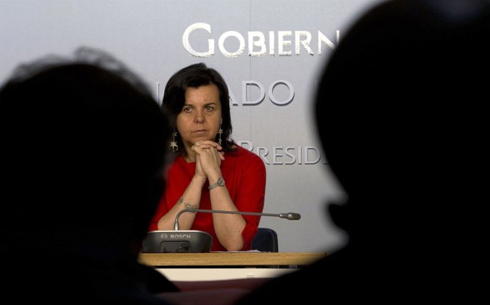 María Jesús Álvarez en rueda de prensa. 