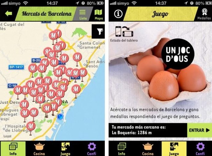 Aplicación MercatsBCN