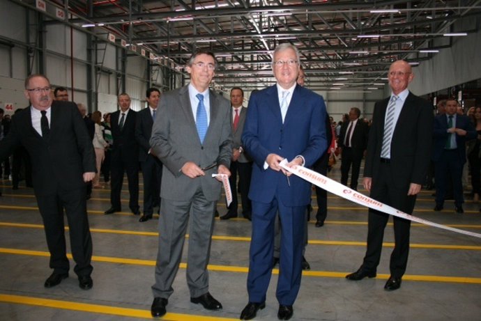 Durich y Valcárcel inauguran la segunda fase de la plataforma de Consum.
