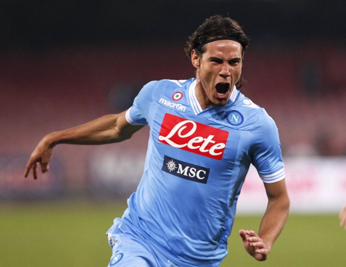Cavani, delantero del Nápoles