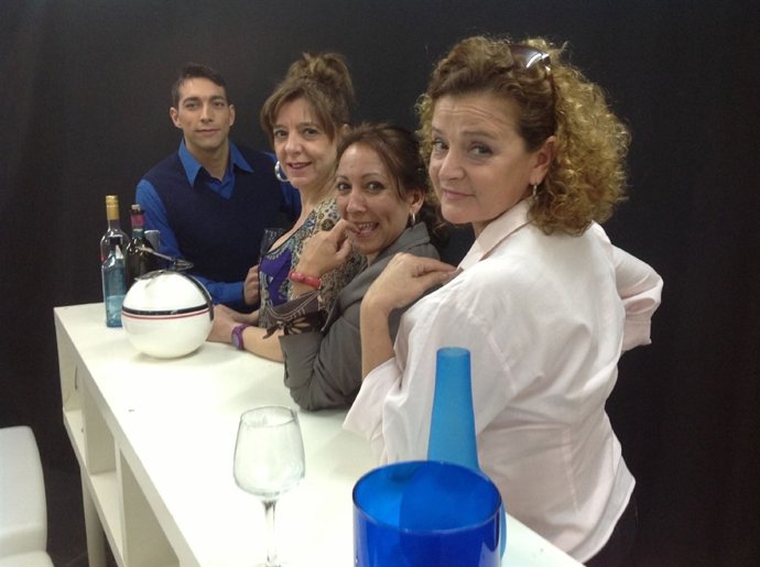 Actor y actrices de la comedia 'Tres'