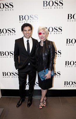 Sergio Pérez y María Villota