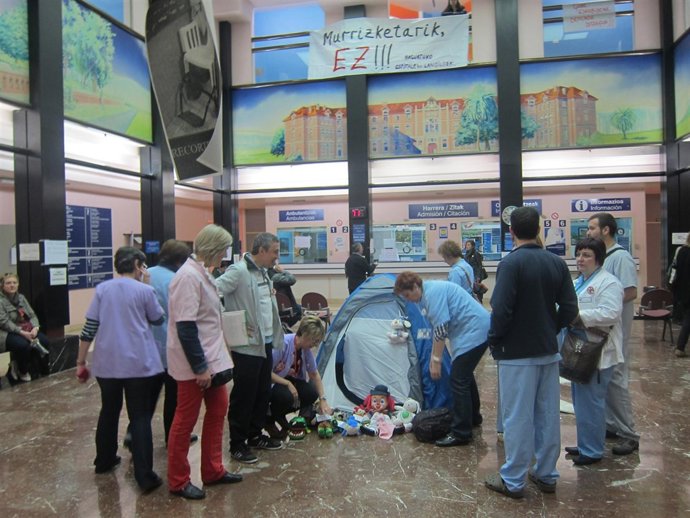Protesta en Osakidetza