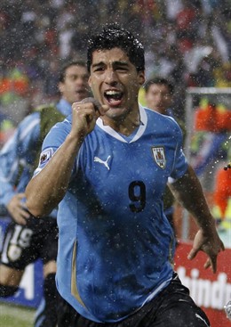 Luis Suárez con Uruguay