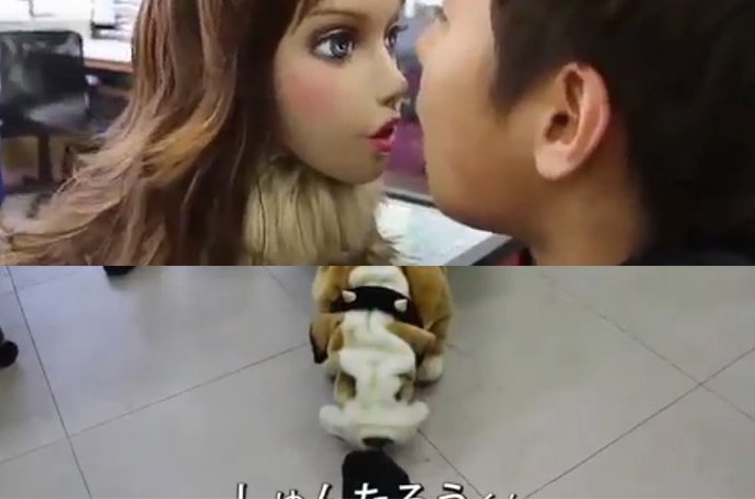 Kaori y Shuntaro robots mal aliento olor pies