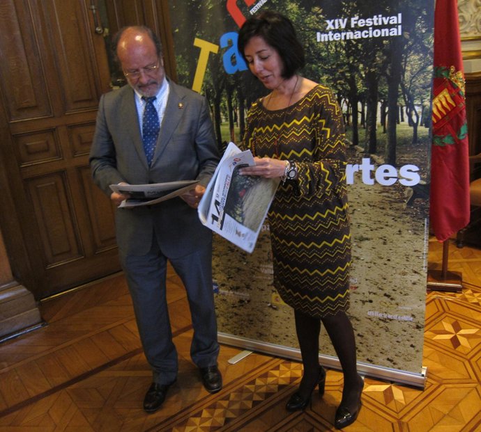El alcalde de Valladolid y la concejal Mercedes Cantalapiedra