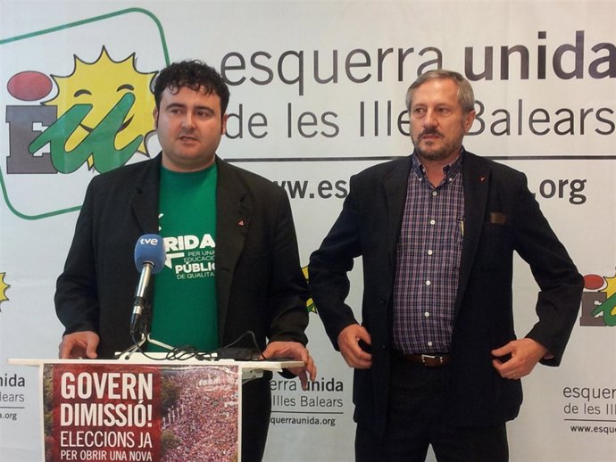 Manuel Cardona y Willy Meyer