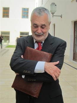 José Antonio Griñán, en el Parlamento