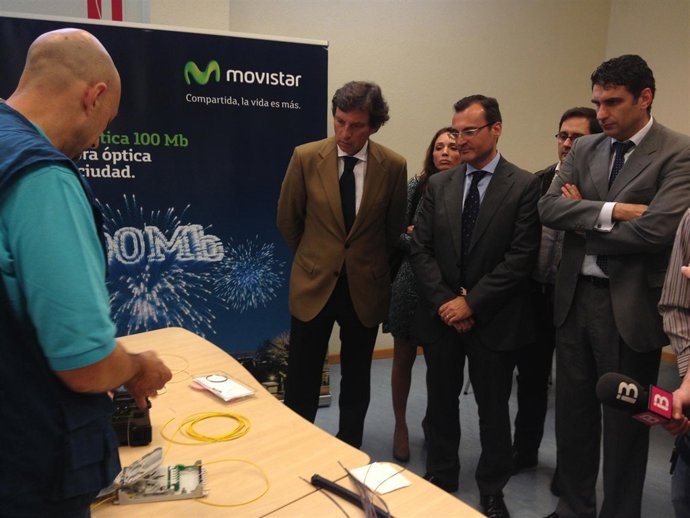 Isern en la presentación del proyecto de Telefónica