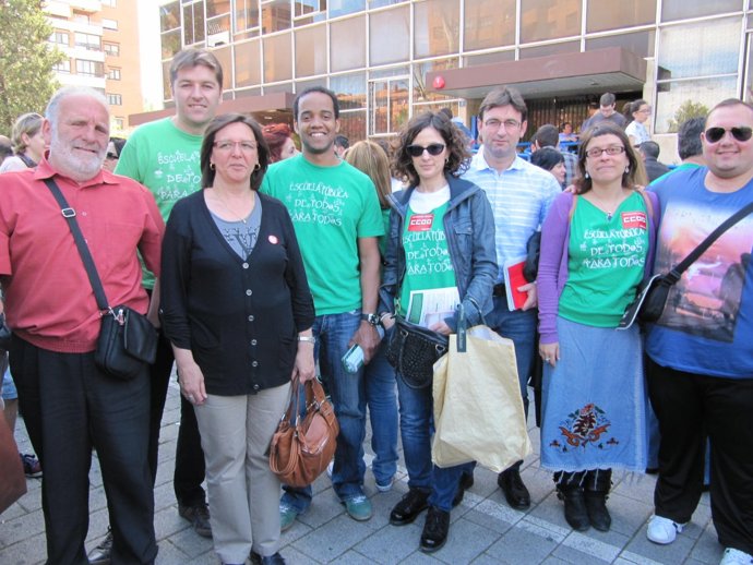 IU, Daniel Martínez, huelga educación